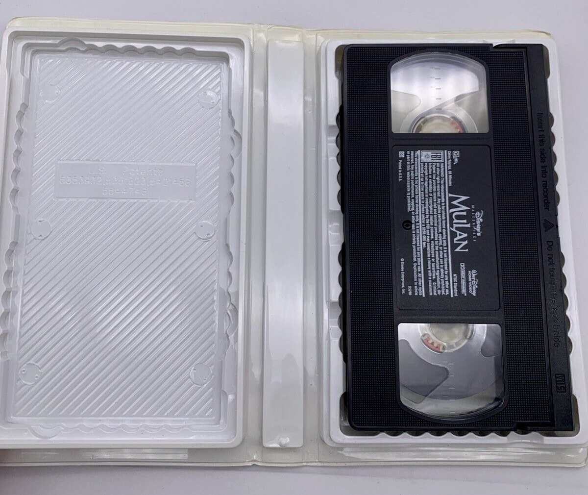 Mulan (Clamshell VHS, 1999) Tested and Working