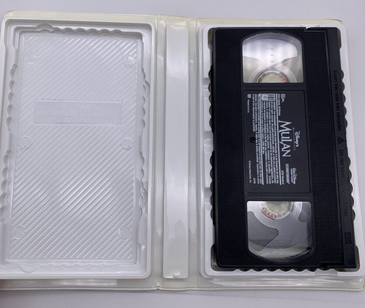 Mulan (Clamshell VHS, 1999) Tested and Working