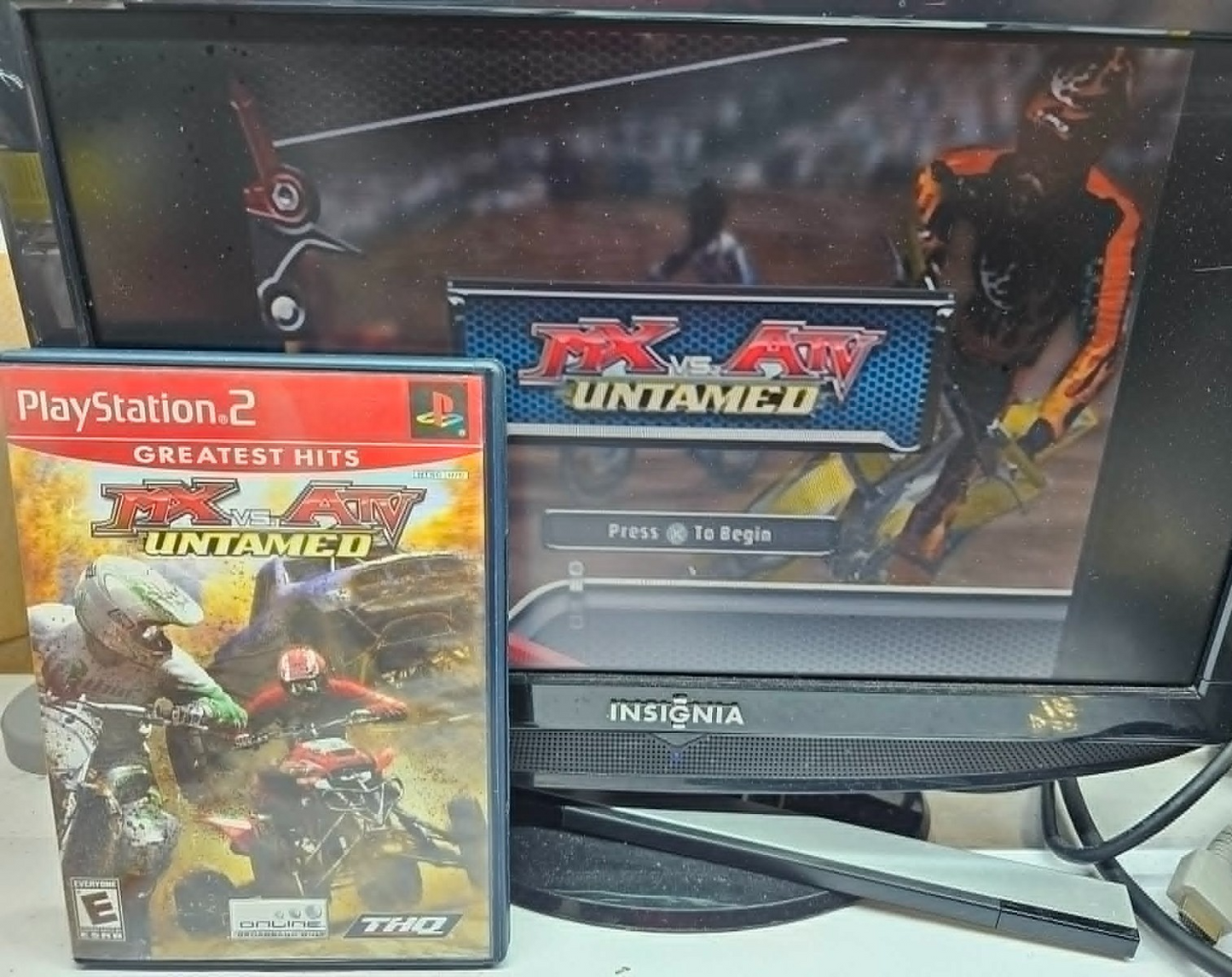 MX vs. ATV Untamed (Sony PlayStation 2, 2007) Game and Case - Tested and Working