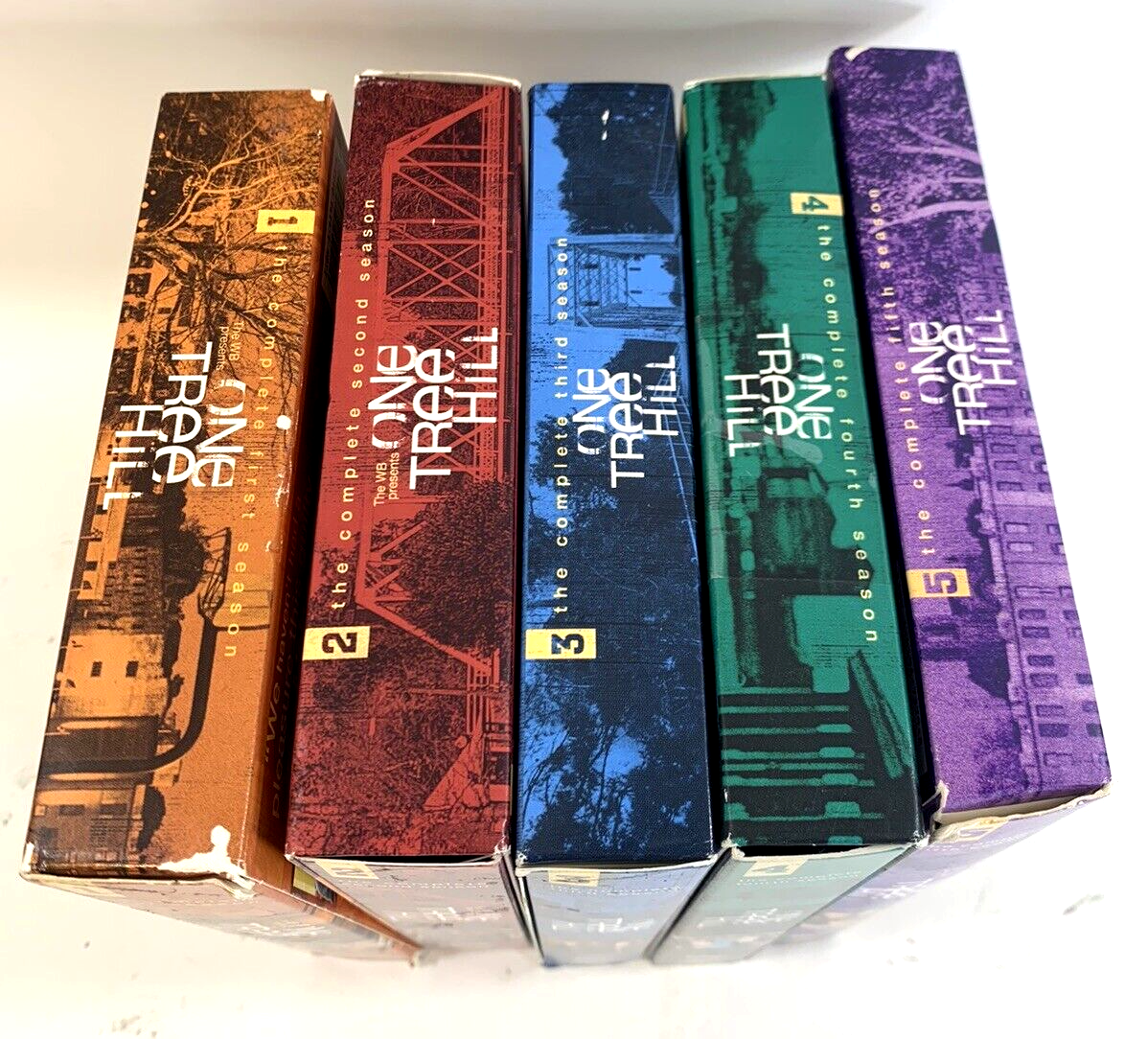 One Tree Hill - Seasons 1-5 (DVD, 2009, 6-Disc Sets) 1 2 3 4 5  - Tested