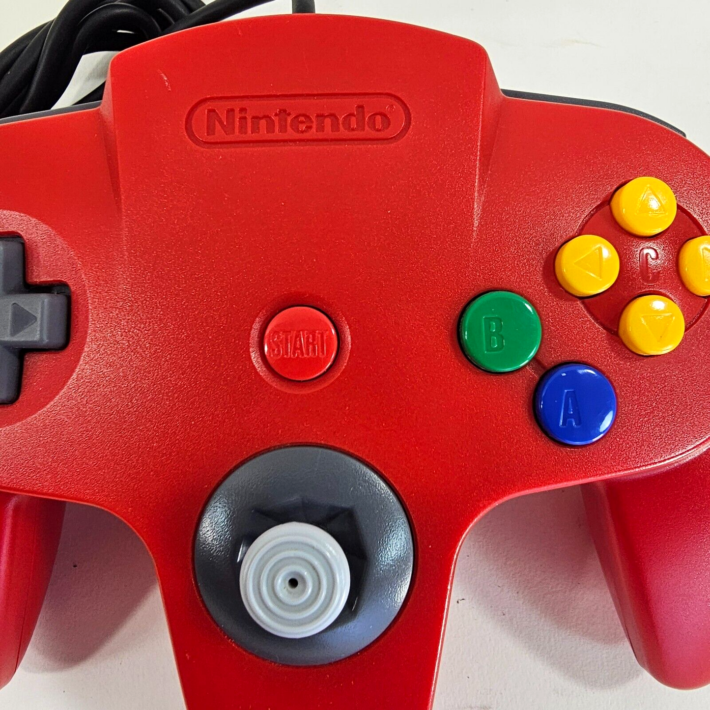 Nintendo 64 Red Controller NUS-005 - Tested and Working