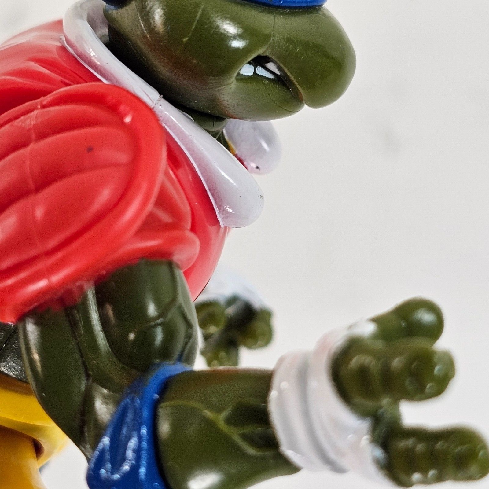 Playmates Toys 1991 TD Tossin' Leo Teenage Mutant Ninja Turtles Action Figure