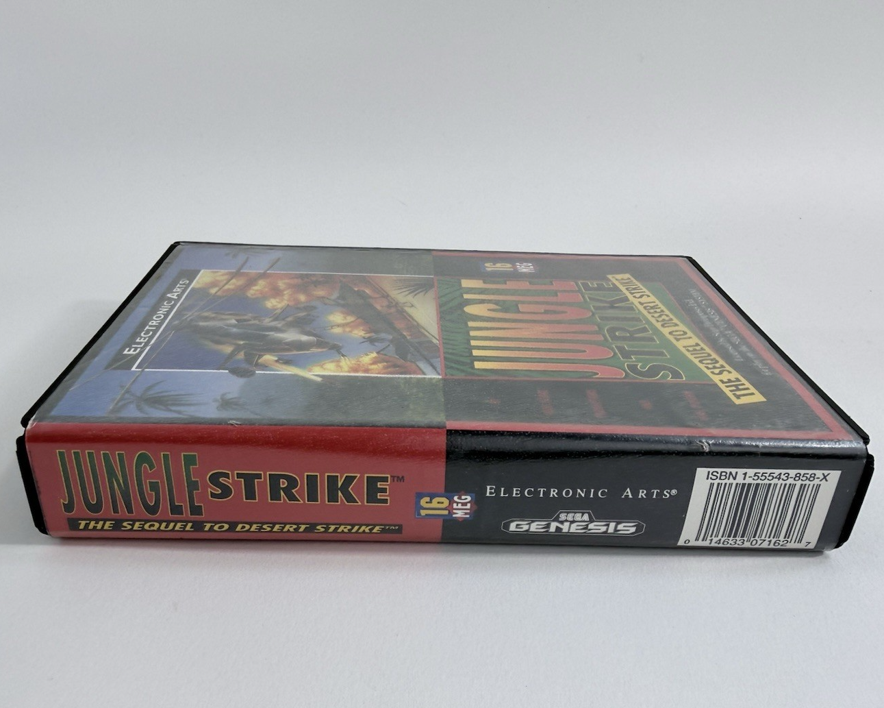 Jungle Strike (Sega Genesis, 1993) Game, Case, Manual, Insert - Tested