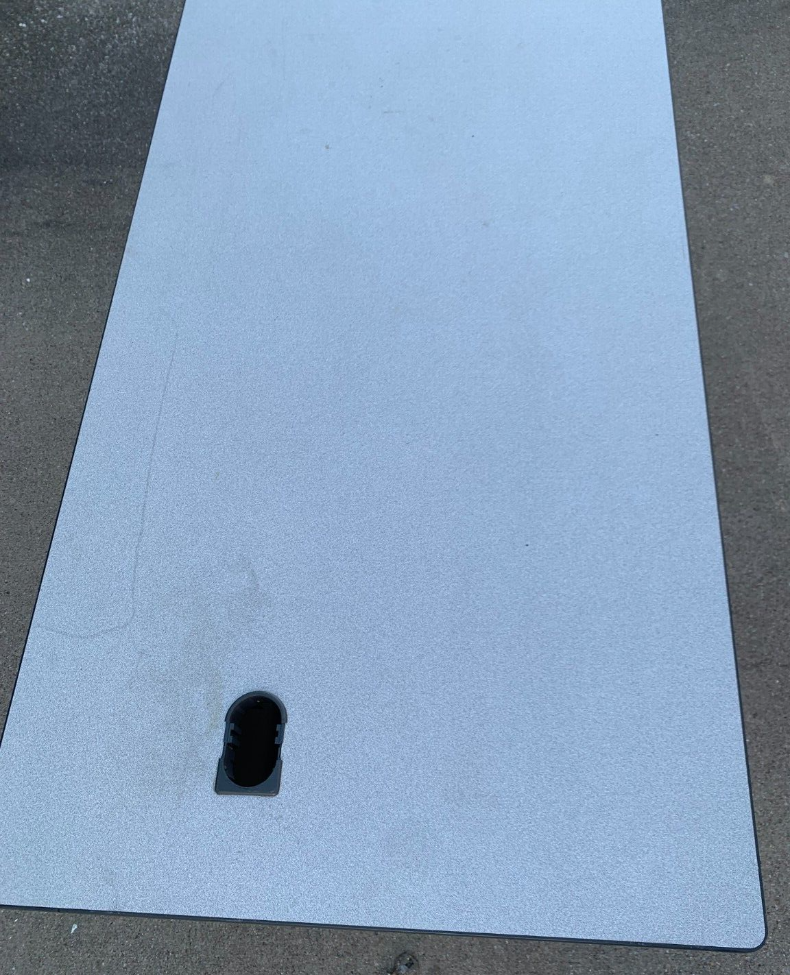 72"x30" Training Room Workstation Table with Lockable Wheels