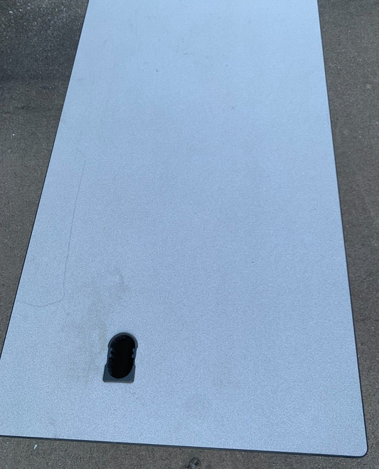 72"x30" Training Room Workstation Table with Lockable Wheels