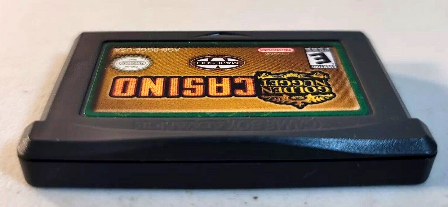 Golden Nugget Casino (Nintendo Game Boy Advance, 2004) Game Cartridge - Tested