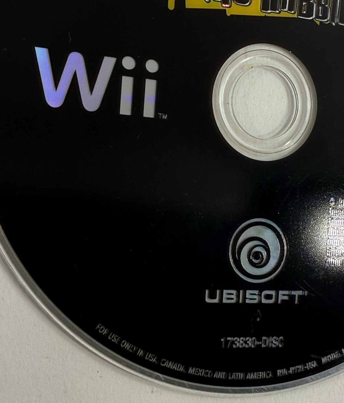 Rayman Raving Rabbids 2 (Nintendo Wii, 2007) Game Disc - Tested and Working