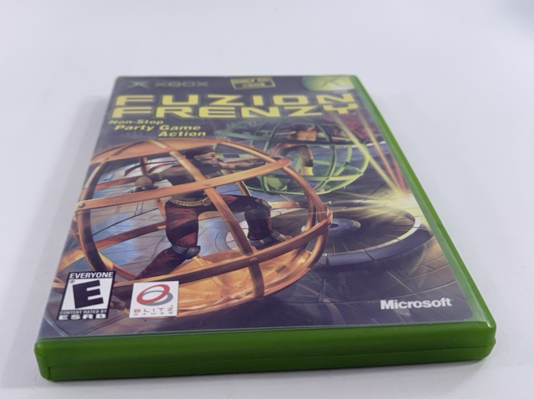 Fuzion Frenzy (Microsoft Xbox, 2001) Game Case Manual Micosoft Insert - Tested