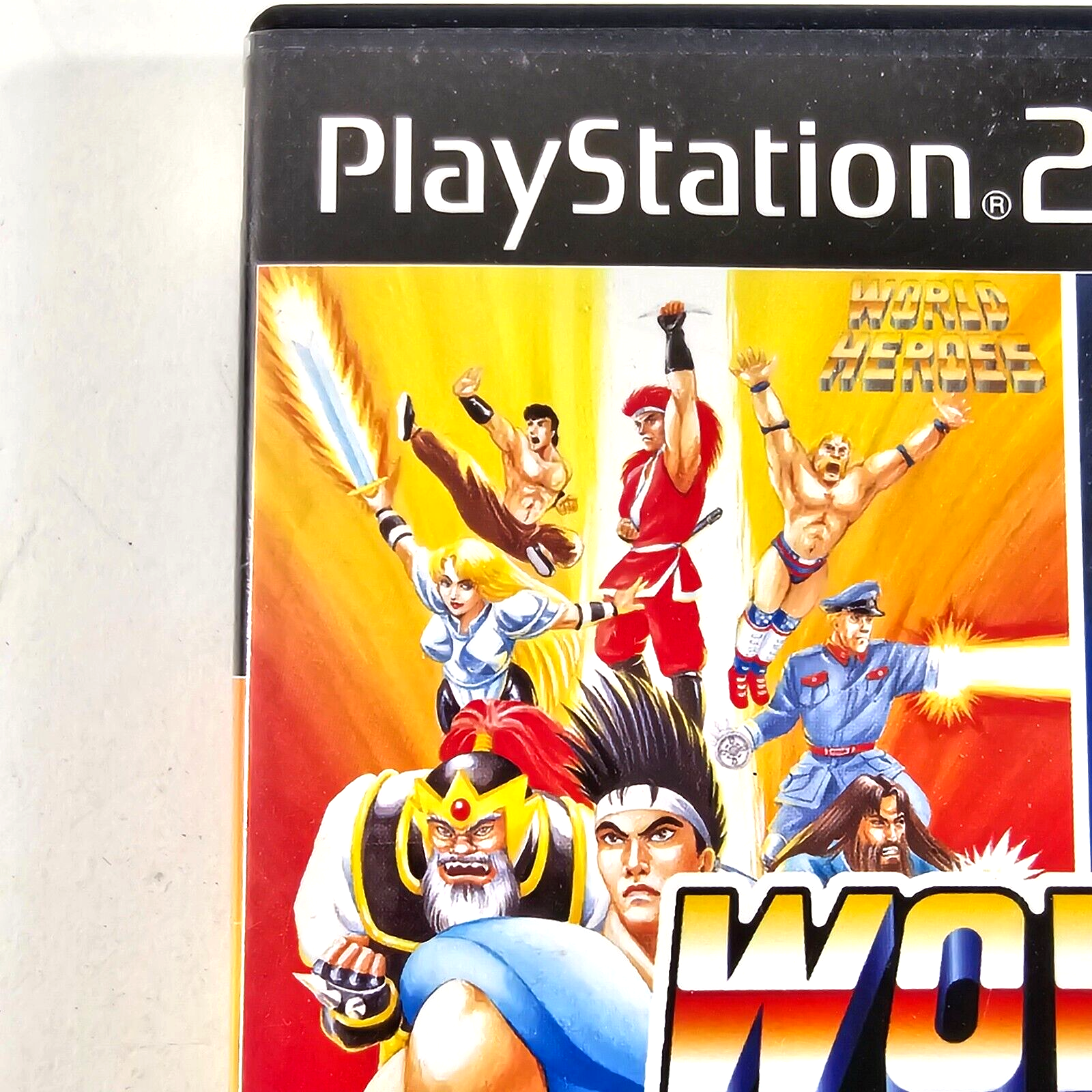 World Heroes Anthology (Sony PlayStation 2, 2008) Game Case Manual - Tested