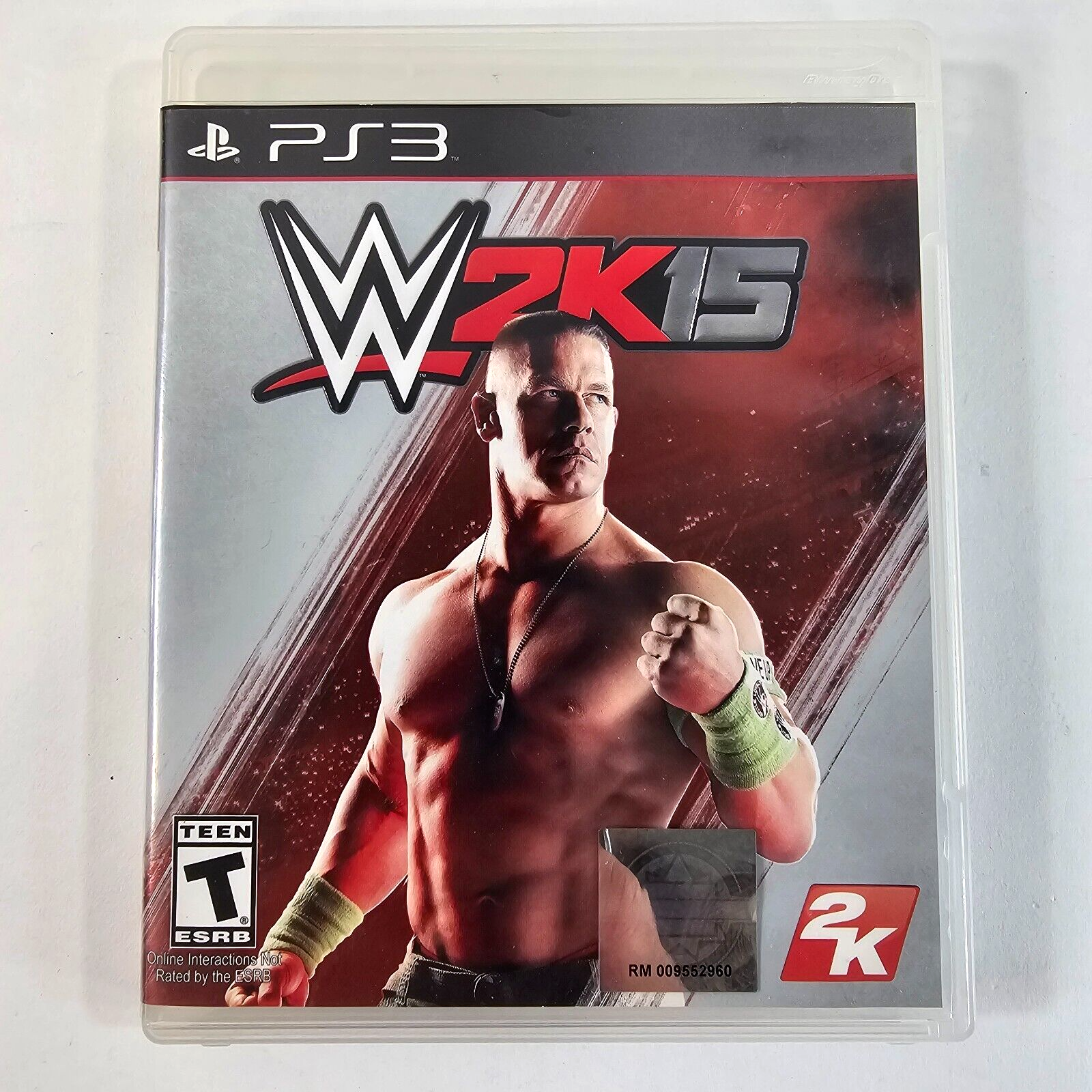 WWE 2K15 (Sony PlayStation 3, 2014) Game Case Manual Inserts CIB