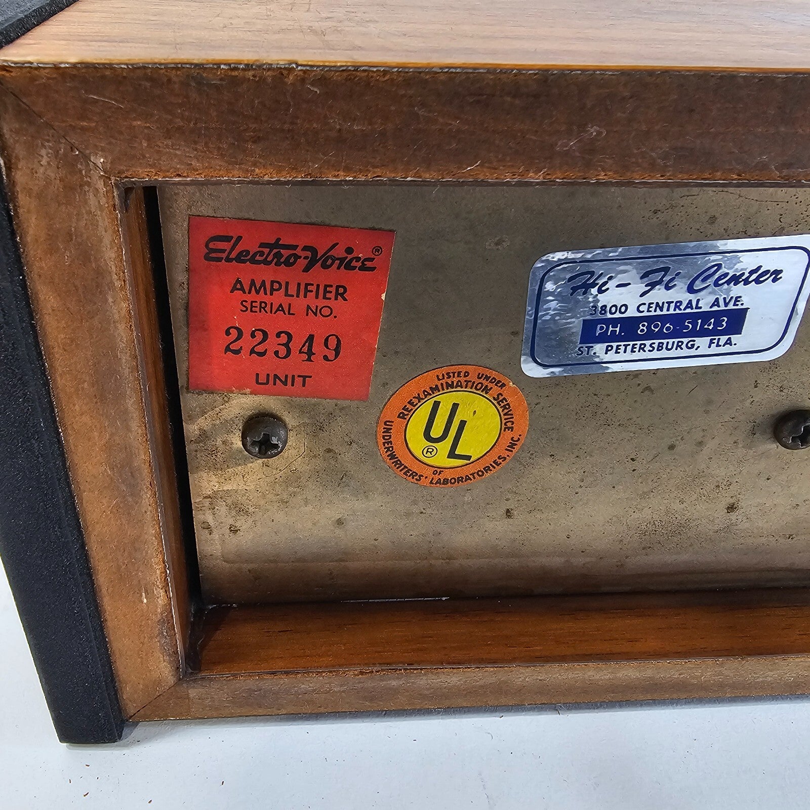 Electro-Voice EV1122 Integrated Amplifier (E-V 1122)  Tested Vintage Audio