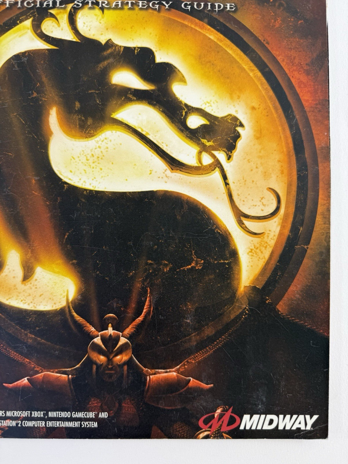 Mortal Kombat Deception Strategy Guide (Paperback, 2004) with Poster Brady Games