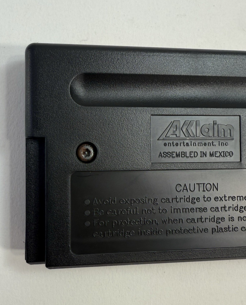 Revolution X f. Aerosmith (Genesis, 1995) Game Case Manual Poster Registration