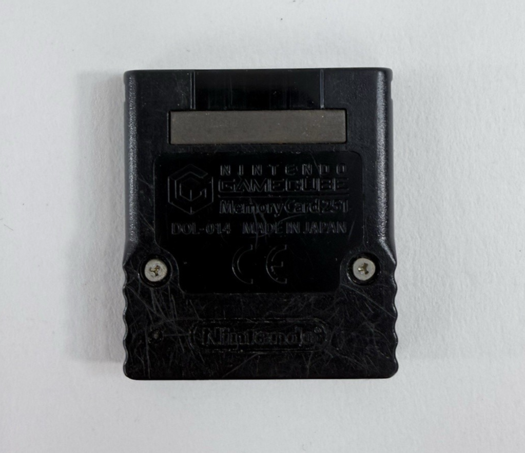 Nintendo GameCube Black Memory Card 251 DOL-014 - Tested and Working
