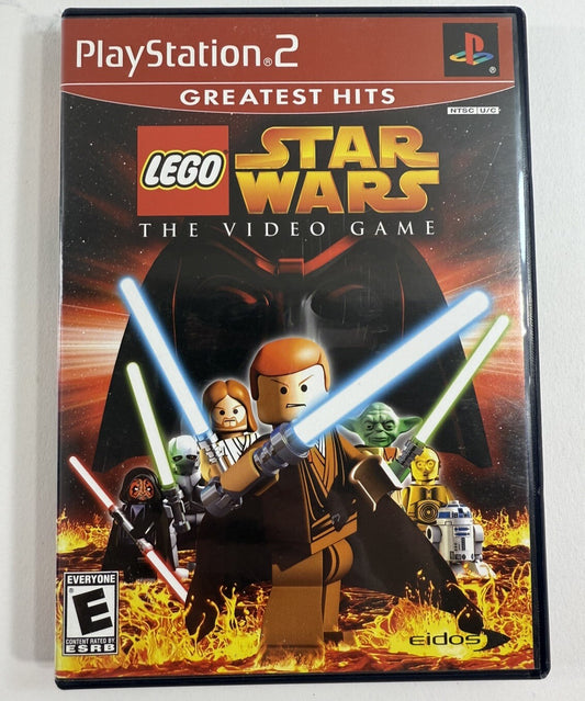 LEGO Star Wars: The Video Game (PlayStation 2, 2005) Game Case Manual - Tested