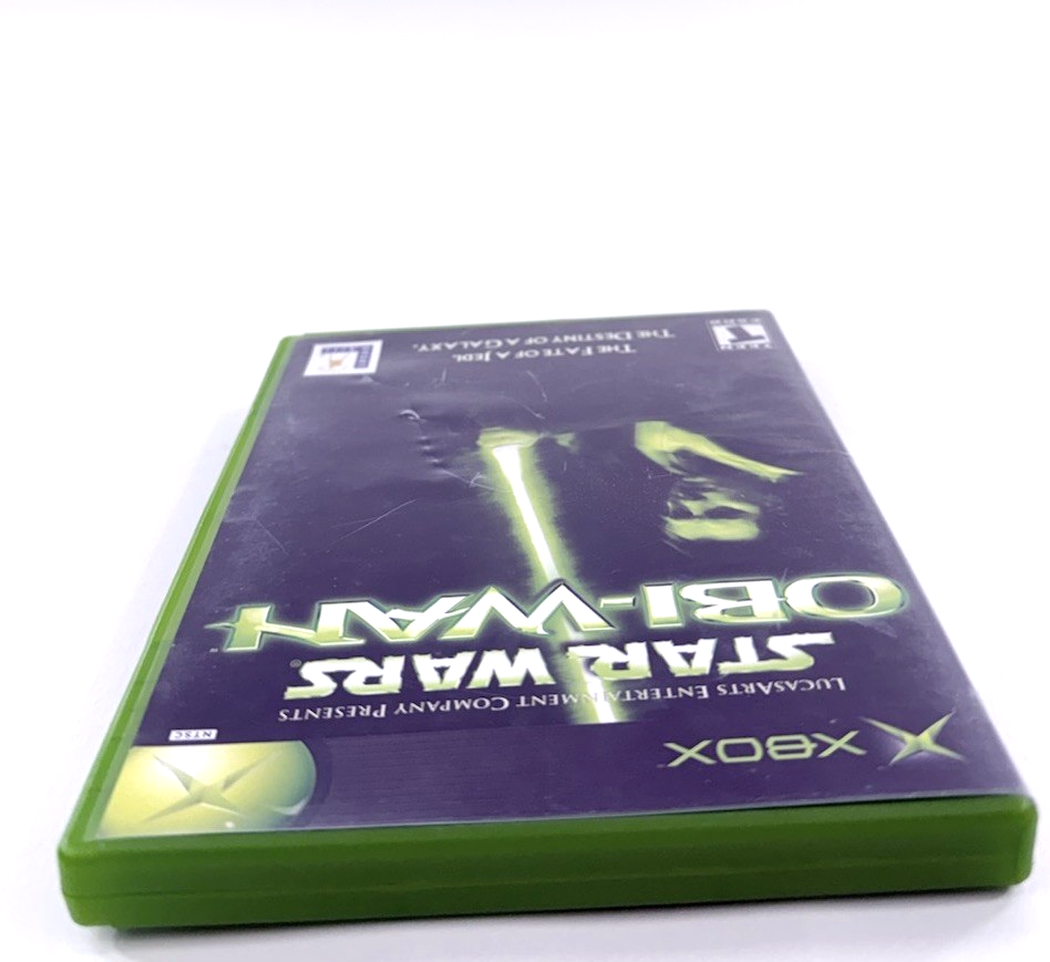 Star Wars: Obi-Wan (Microsoft Xbox, 2001) Game and Case - Tested