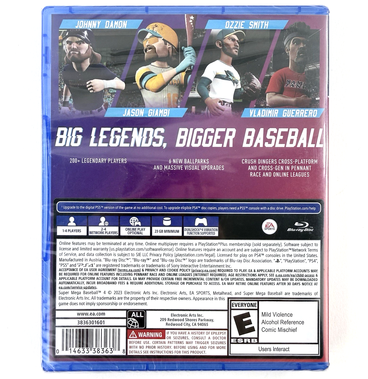 Super Mega Baseball 4 (Sony PlayStation 4, 2023) New, Sealed - PS5 Upgrade