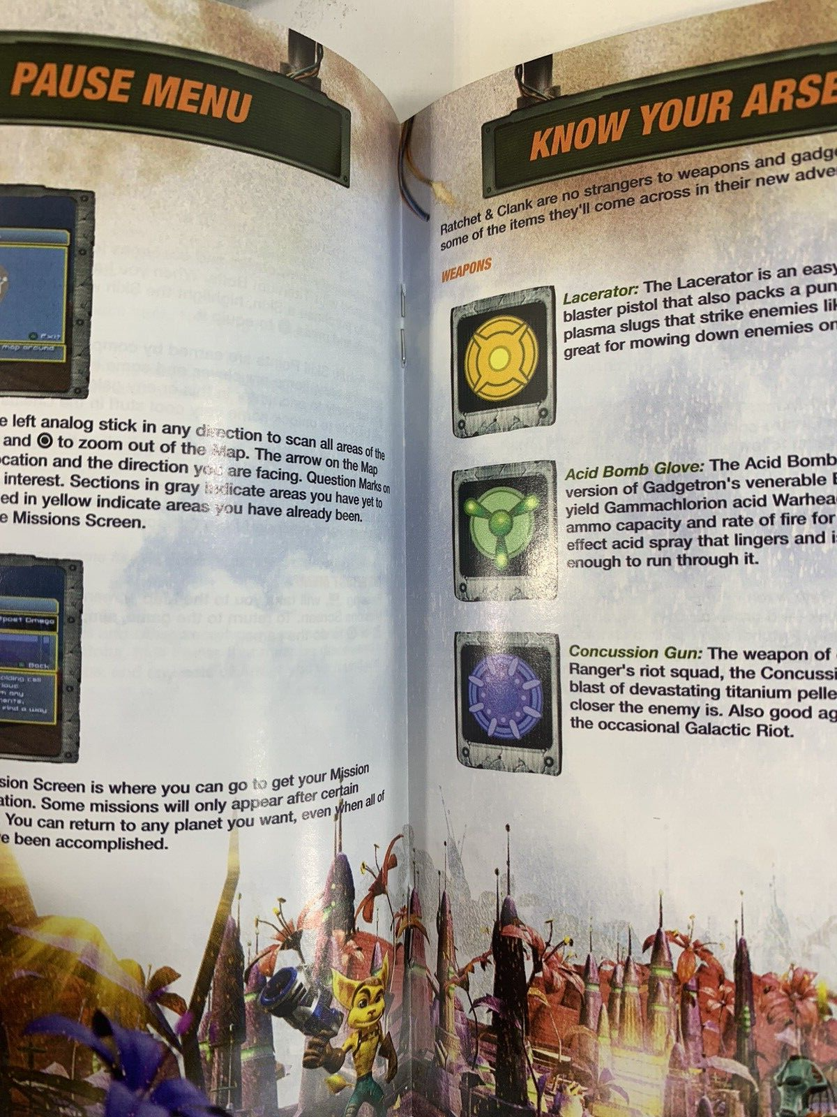 Ratchet & Clank: Size Matters (Sony PlayStation 2, 2008) Game Case Manual Insert