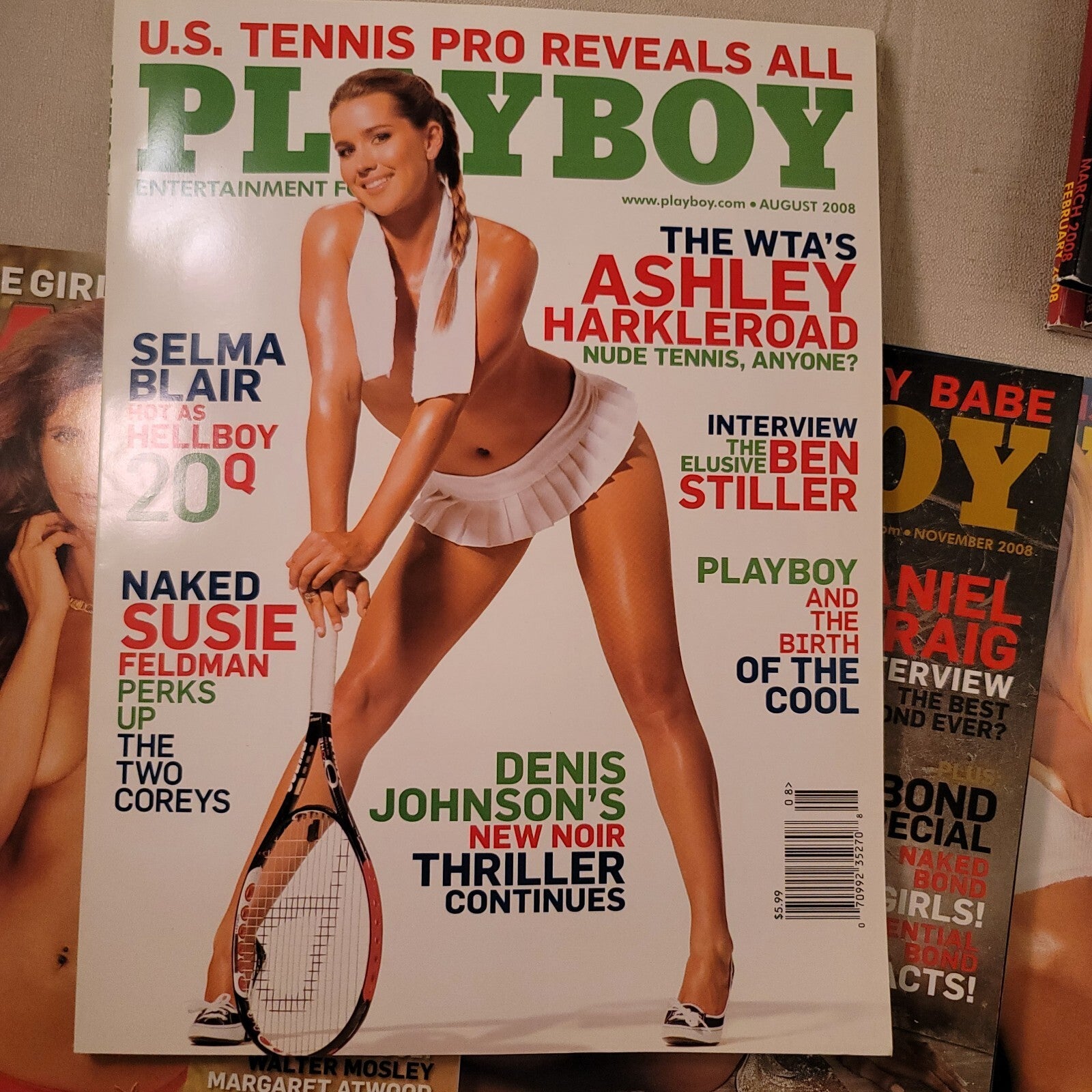 Playboy Magazine 2008 Year Set Centerfolds Jan Feb Mar May Aug Oct Nov Dec
