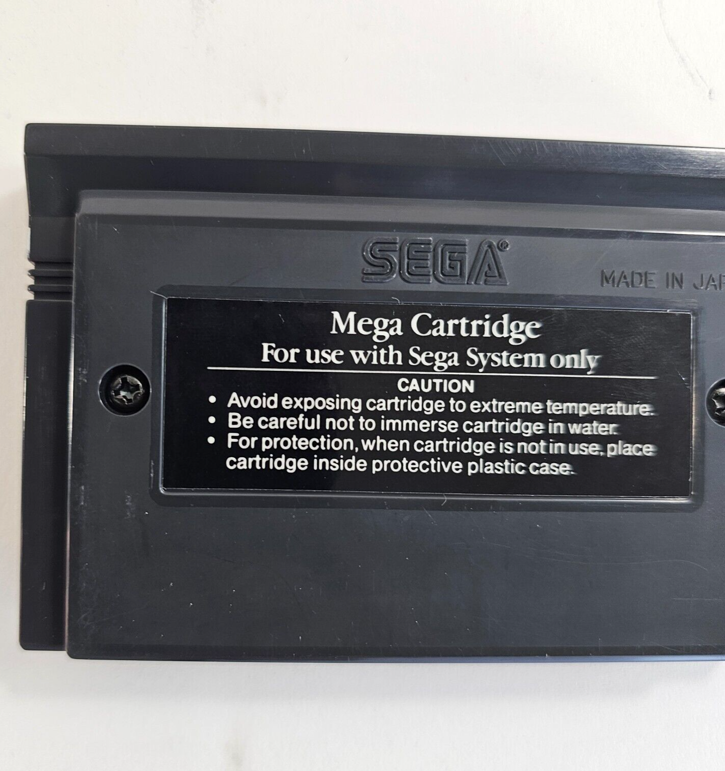 Missile Defense 3-D (Sega Master System, 1987) Game Case Manual - Tested