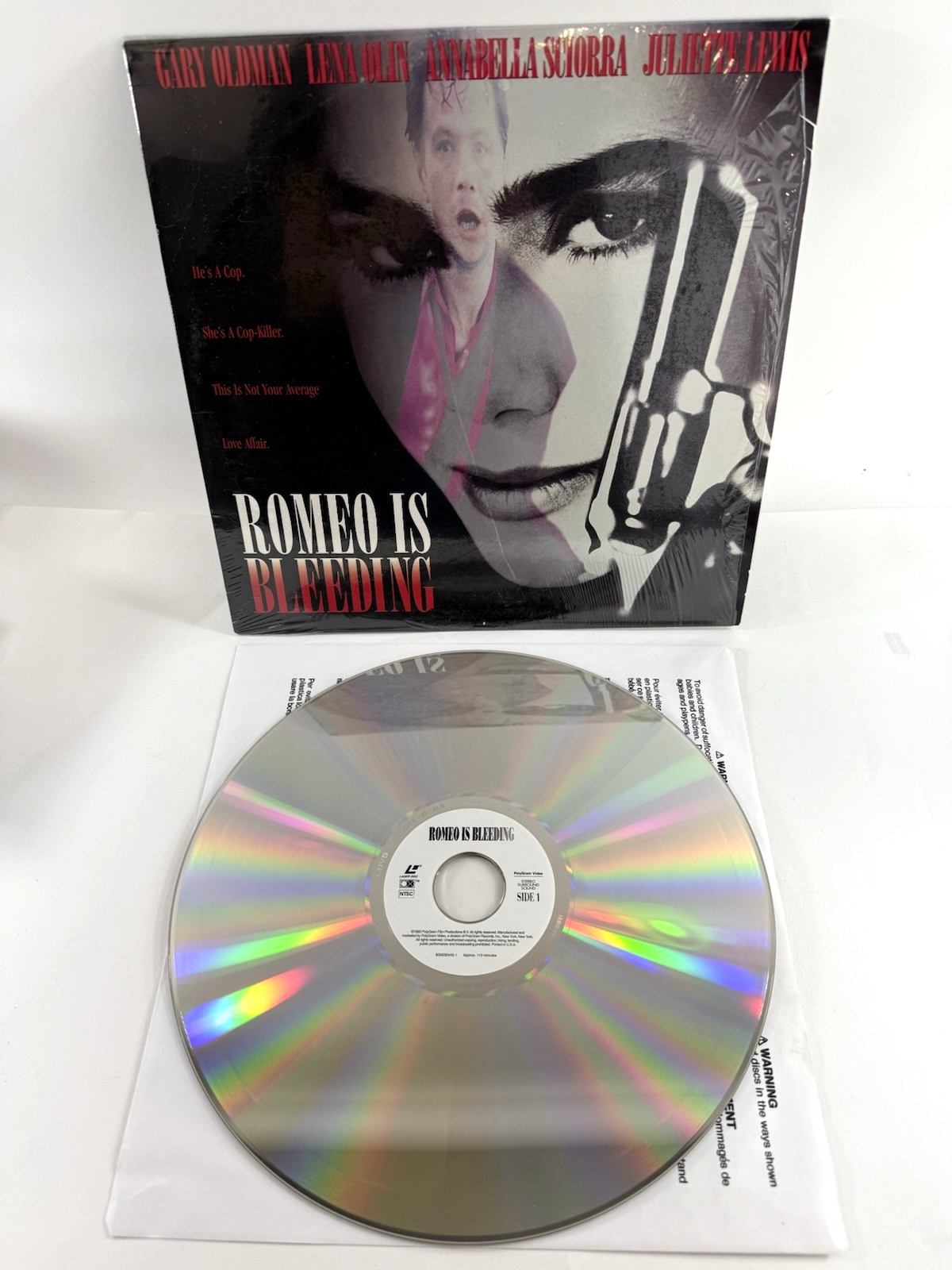 Romeo Is Bleeding (Laserdisc, 1994) Extended CLV Deluxe Widescreen Edition