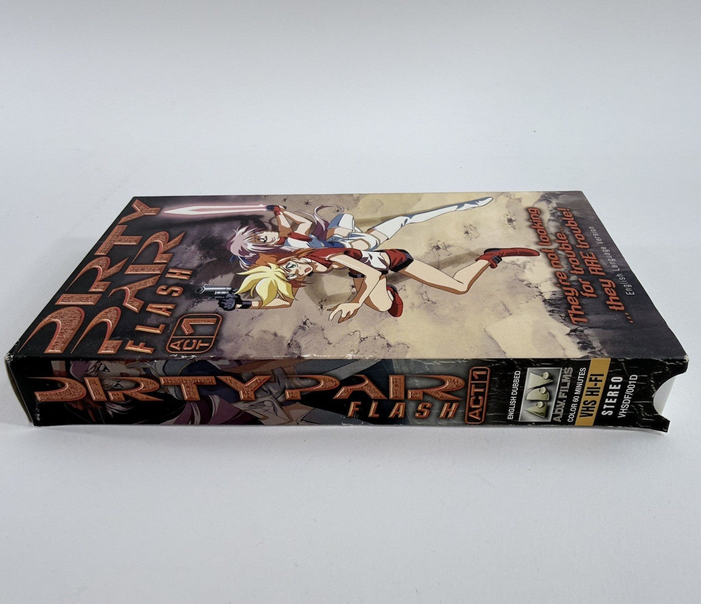Dirty Pair Flash: Act 1 (VHS, 1998) English Dubbed - Tested and Working