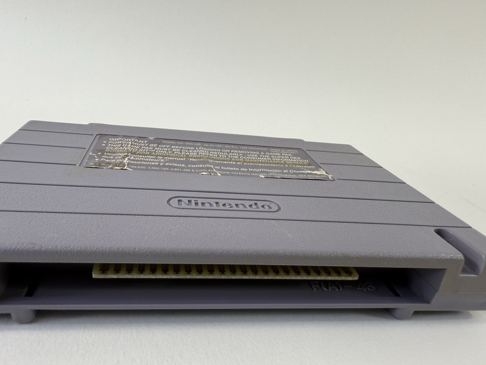 Football Fury (Super Nintendo, 1993) Game Cartridge - Tested and Working