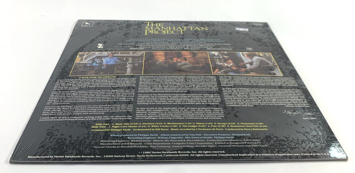 The Manhattan Project OST (Vinyl Record, 1986) STV 81282 - New, Factory Sealed