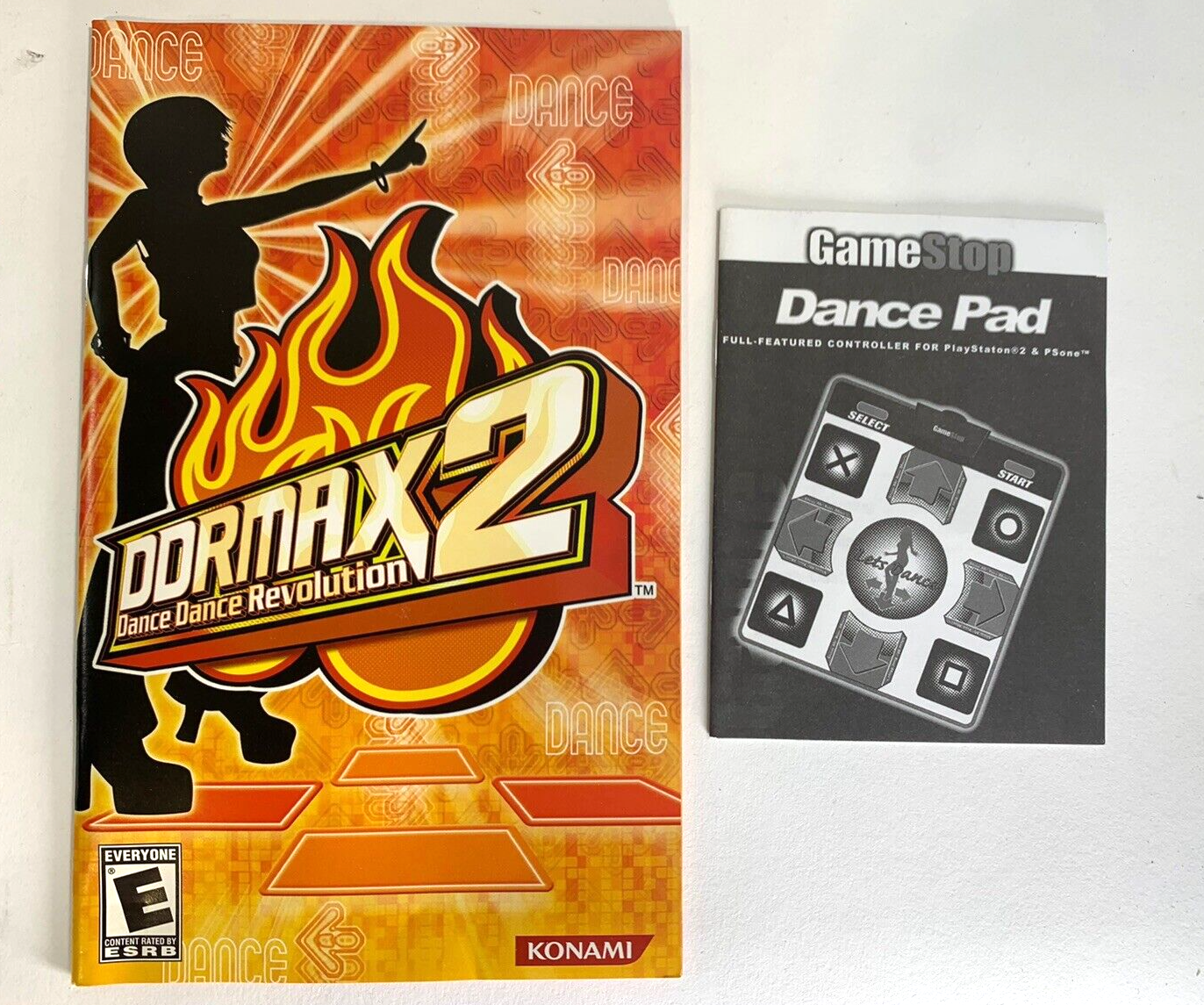 DDRMAX2: Dance Dance Revolution (Sony PlayStation 2, 2003) Game Case Manual