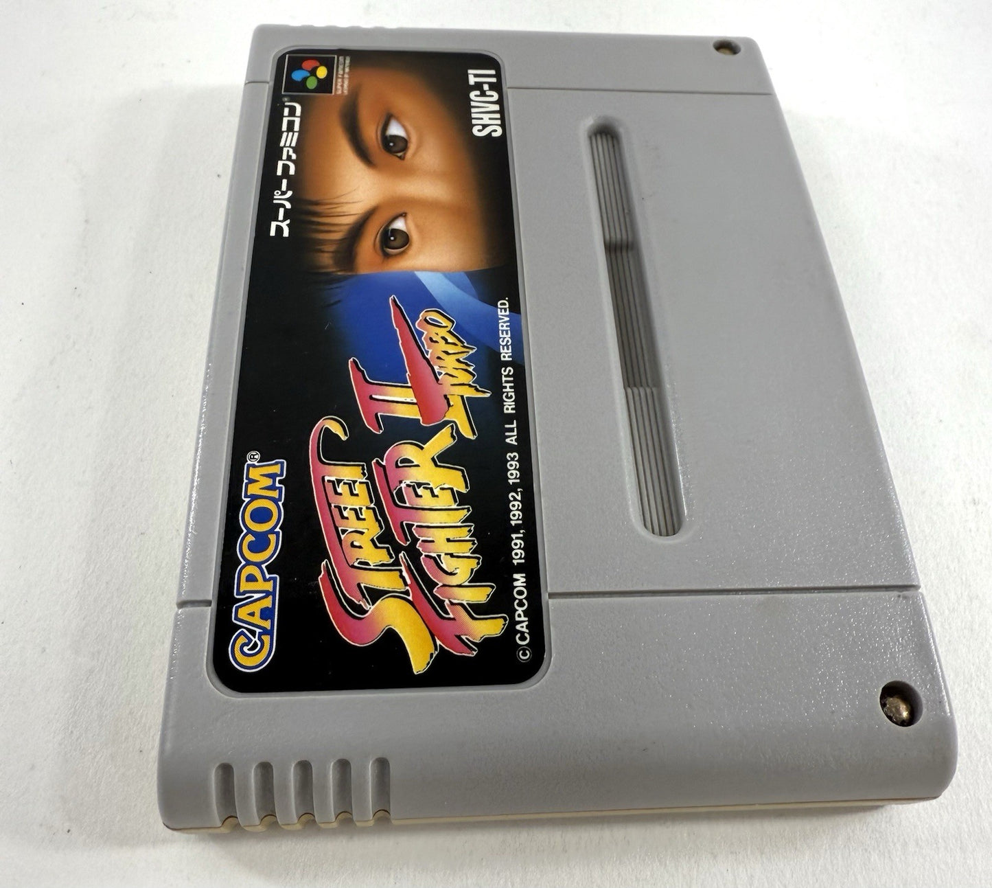 Street Fighter II: Turbo (Super Famicom, 1993) Game Cartridge - Tested
