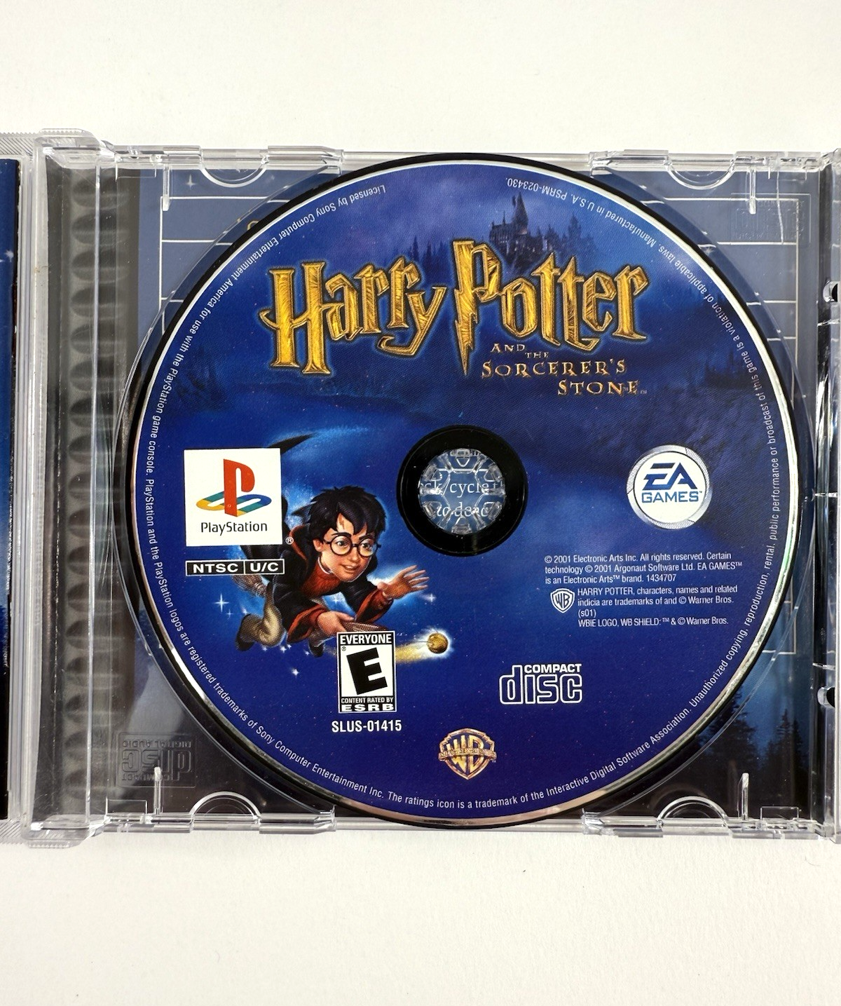 Harry Potter and the Sorcerer's Stone (PlayStation, 2001) Game Case Manual Reg.