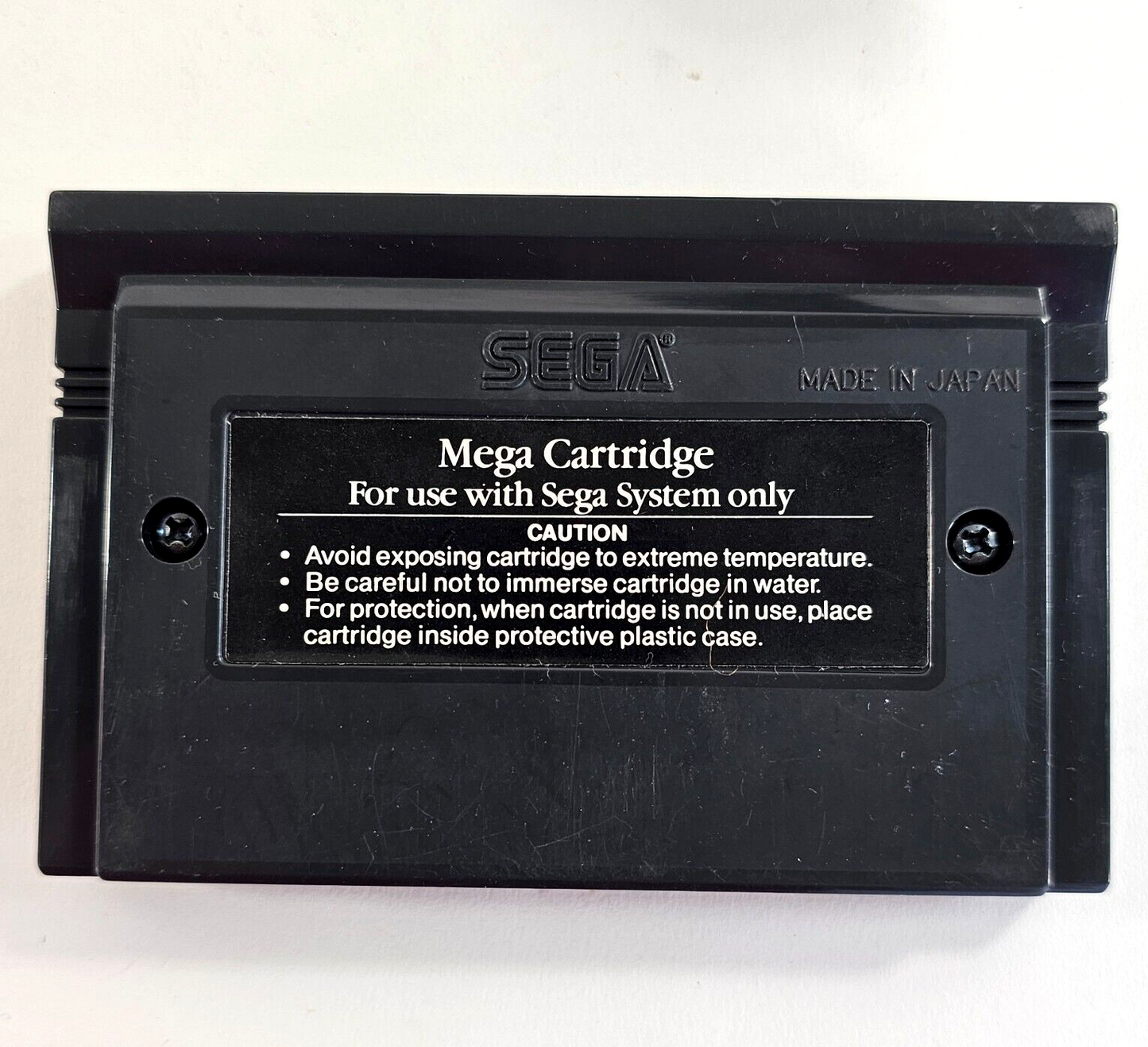 Black Belt (Sega Master System, 1986) Game Case Manual  - Tested and Working