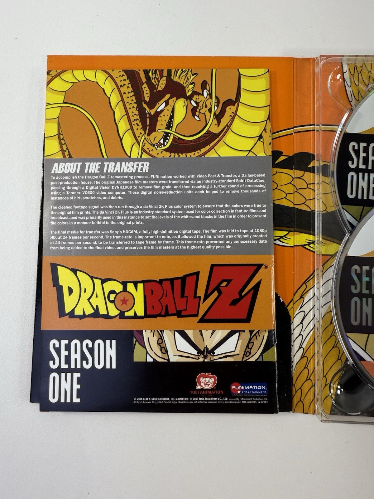 Dragon Ball Z: Season 1  (DVD Box Set, 2006) Vegeta Saga - Tested and Working