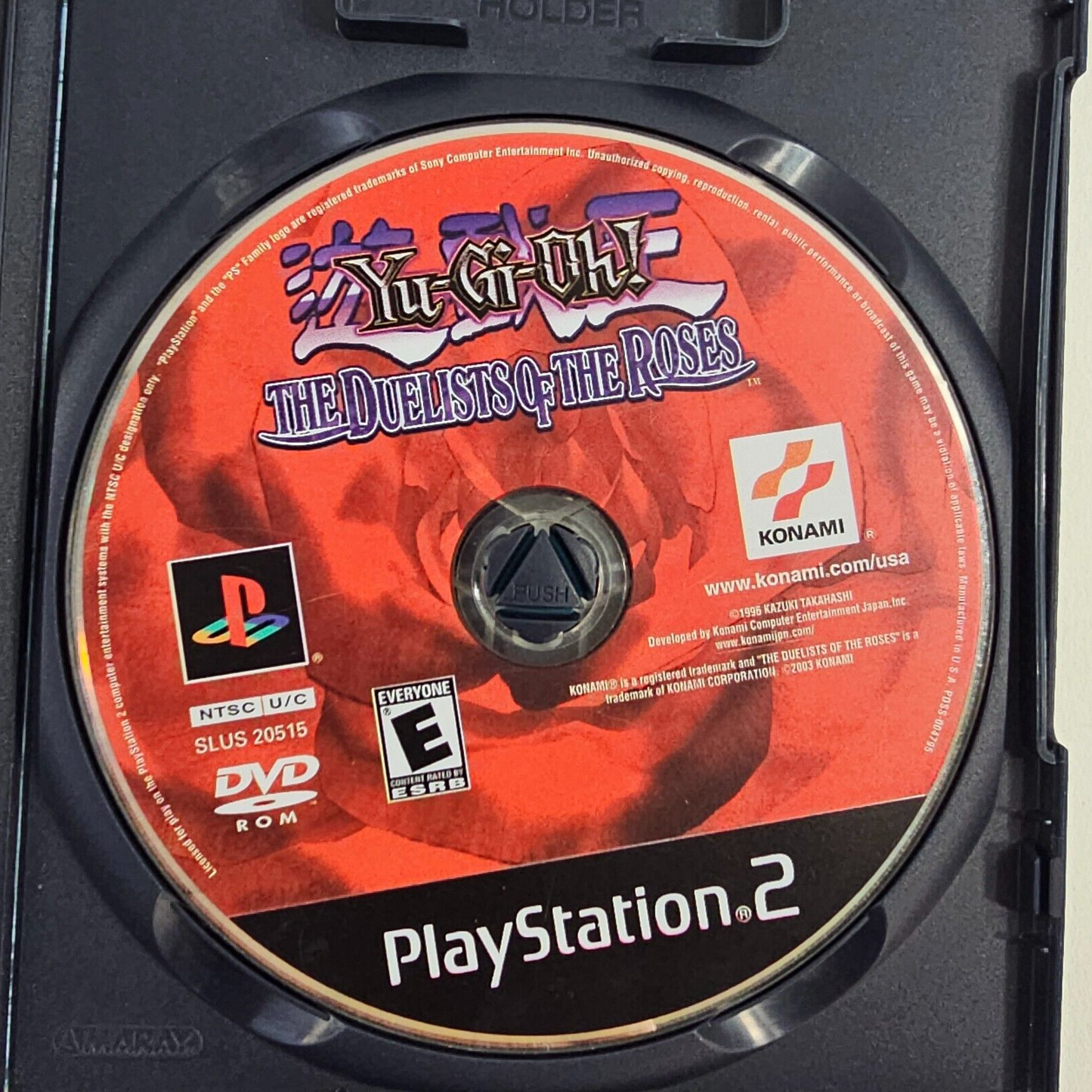 Yu-Gi-Oh! The Duelists of the Roses (PlayStation 2, 2003) Game Case Manual