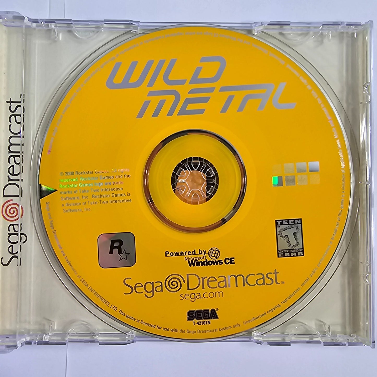 Wild Metal (Sega Dreamcast, 2000) Game Case Manual - Tested and Working