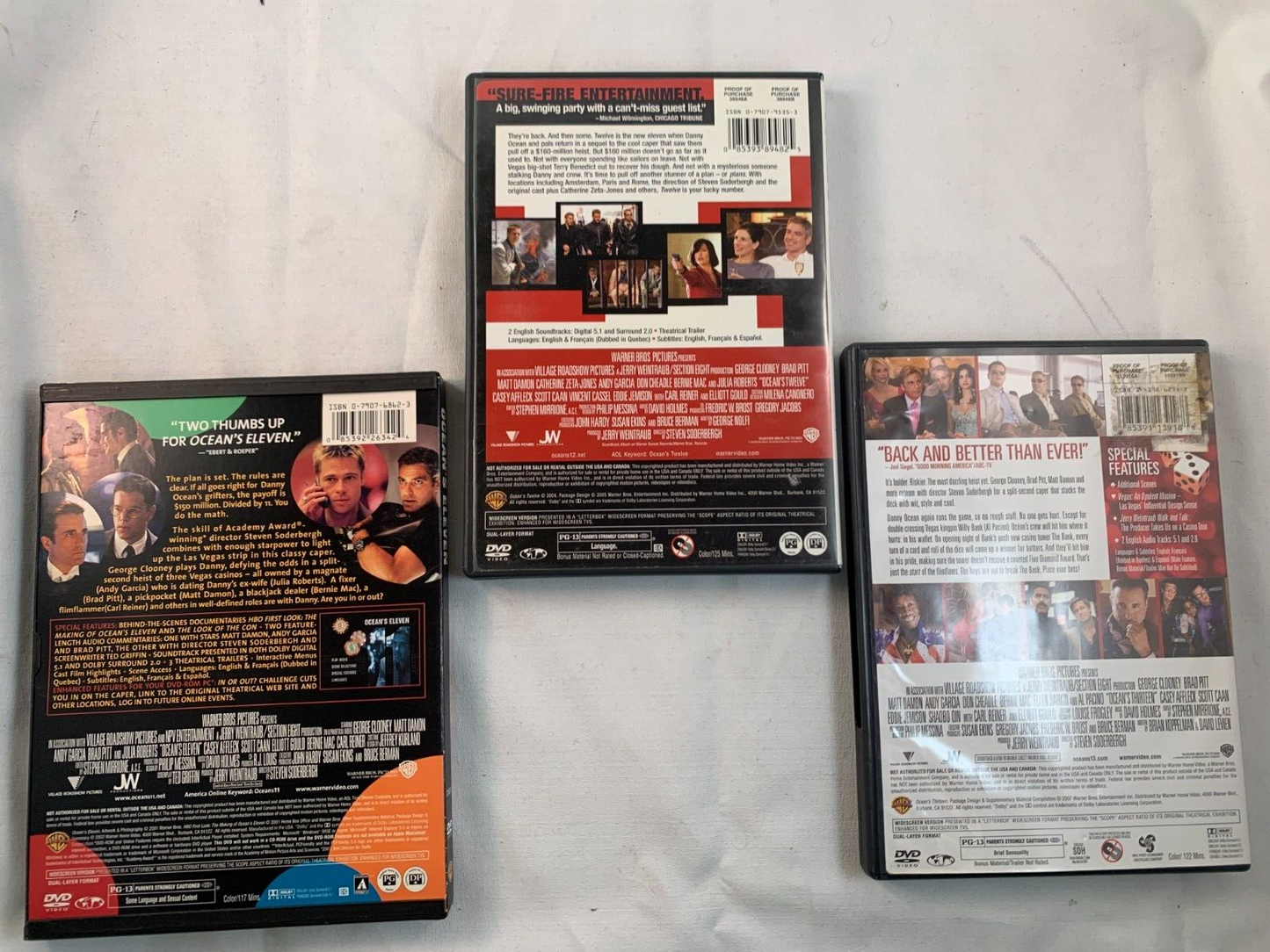 Ocean's 3-Film Collection (Ocean's Eleven / Ocean's Twelve / Ocean's Thirteen