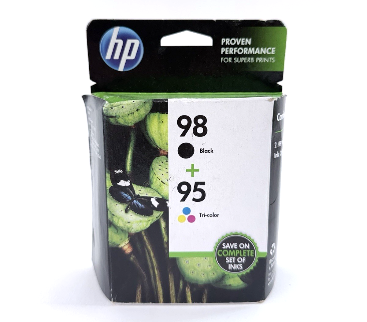 HP 95 + 98 Combo Pack Tri-Color/Black Ink Cartridge - Exp. Sept 2018 - New