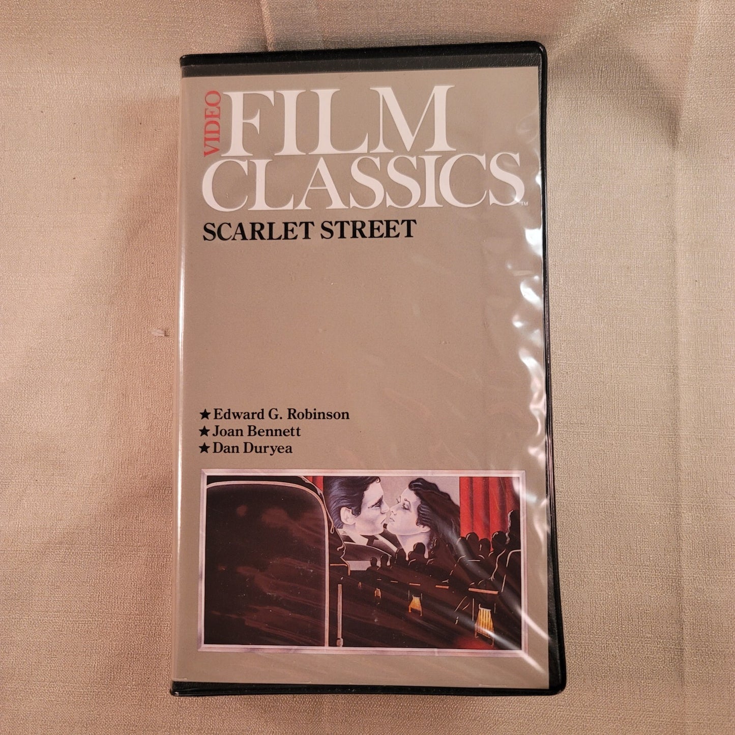 Scarlet Street VHS 1945 Edward G Robinson Joan Bennett Dan Duryea