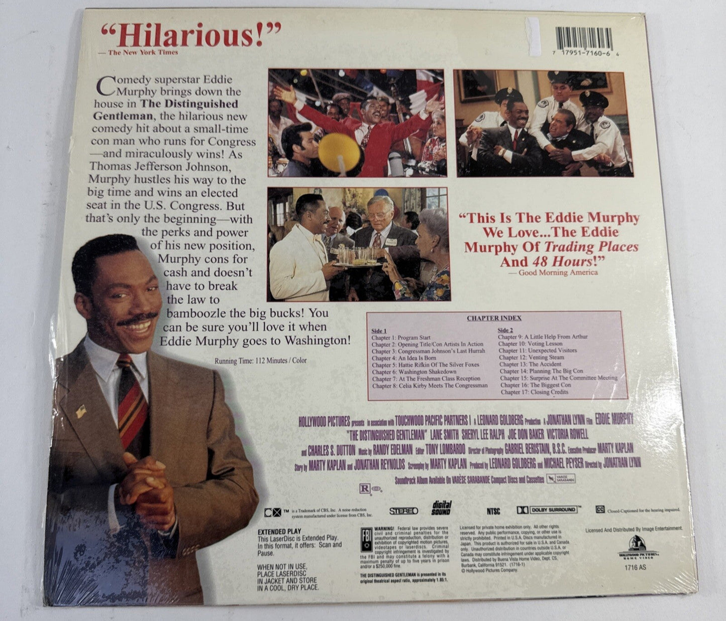 The Nutty Professor (Letterbox Laserdisc Bundle) The Distinguished Gentleman