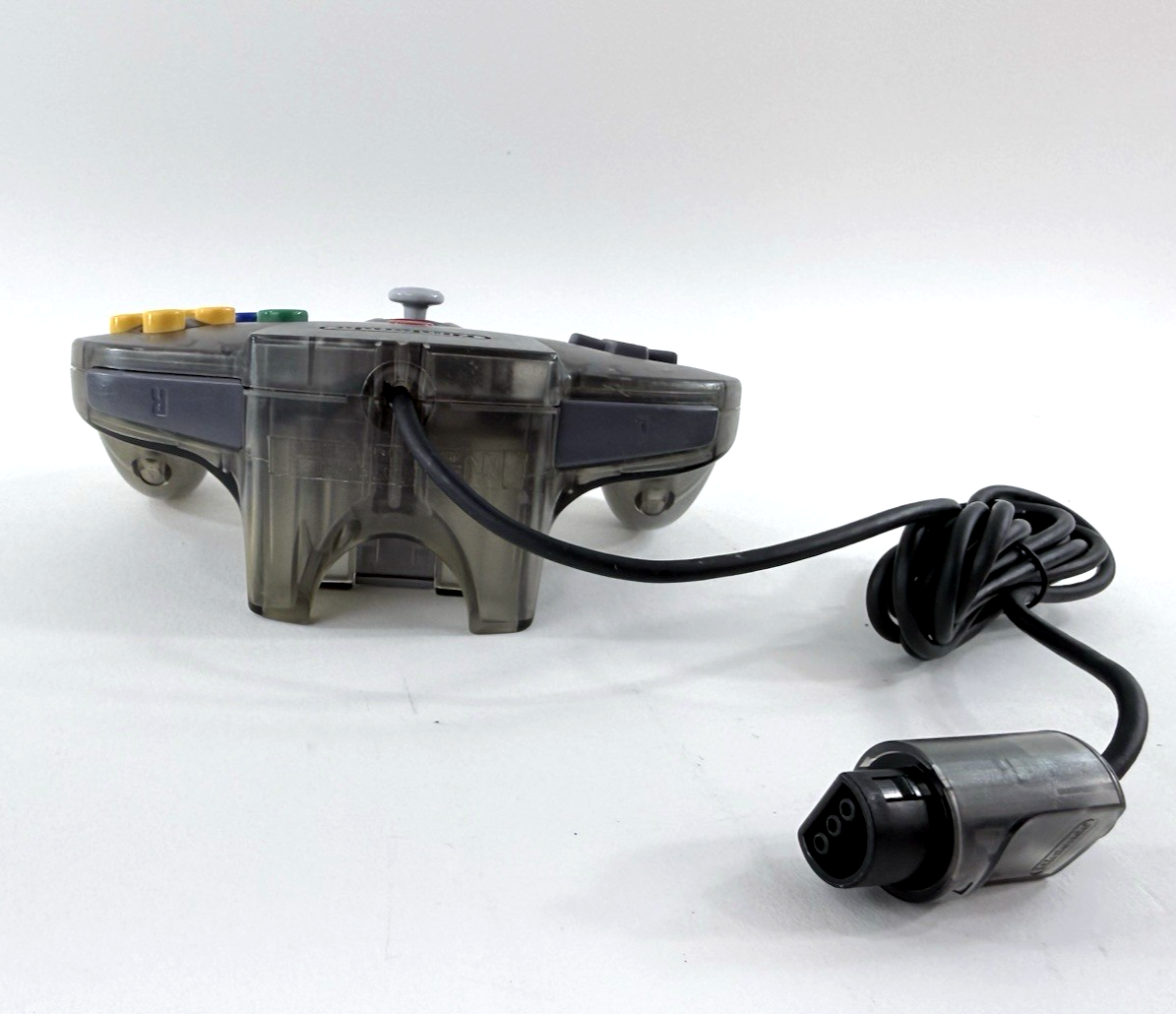 Nintendo 64 Funtastic Smoke Grey NUS-005 Controller - Tested and Working