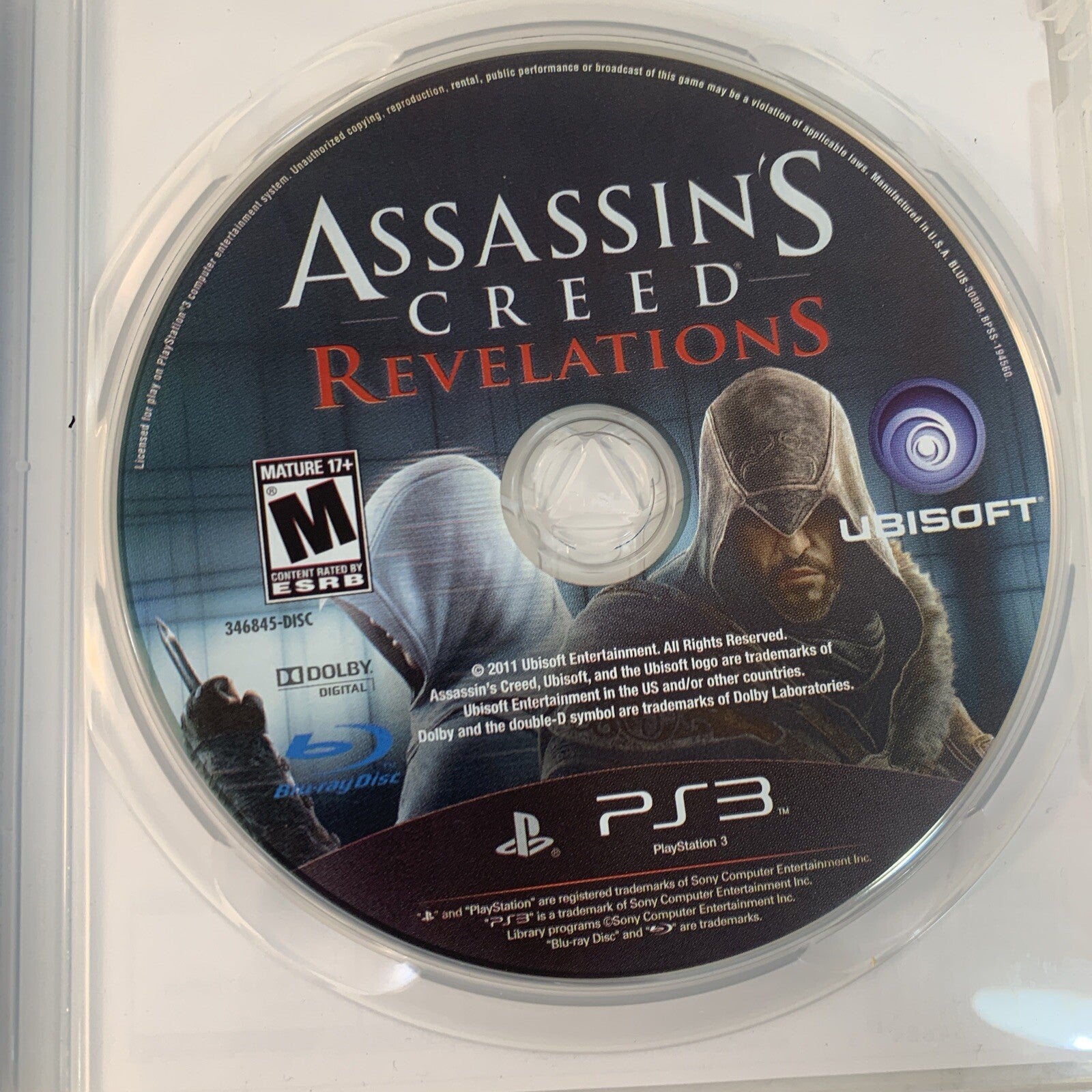 Assassin's Creed: Revelations (PlayStation 3, 2011) Game Case Manual Insert