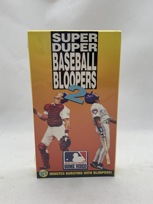 Super Duper Baseball Bloopers 2 (VHS, 1994) New, Factory Sealed