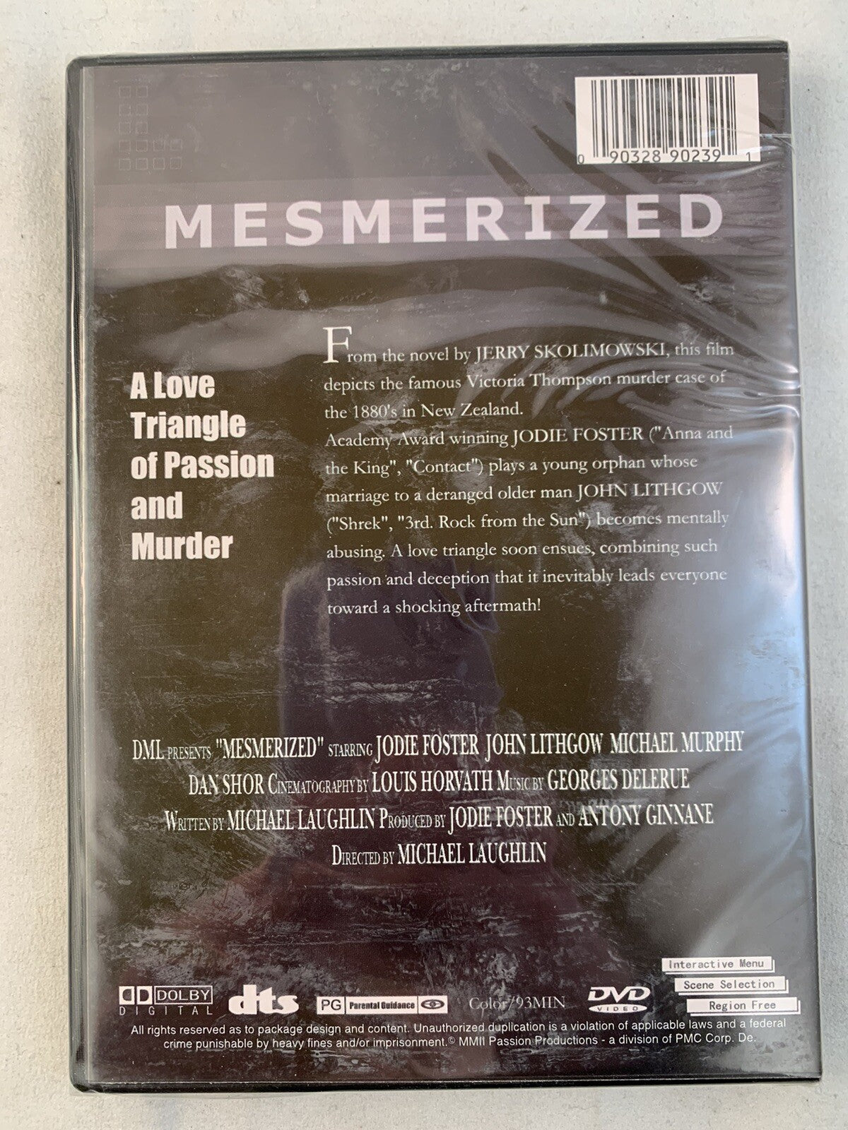 Mesmerized (DVD, 2000) New, Factory Sealed -  Region Free