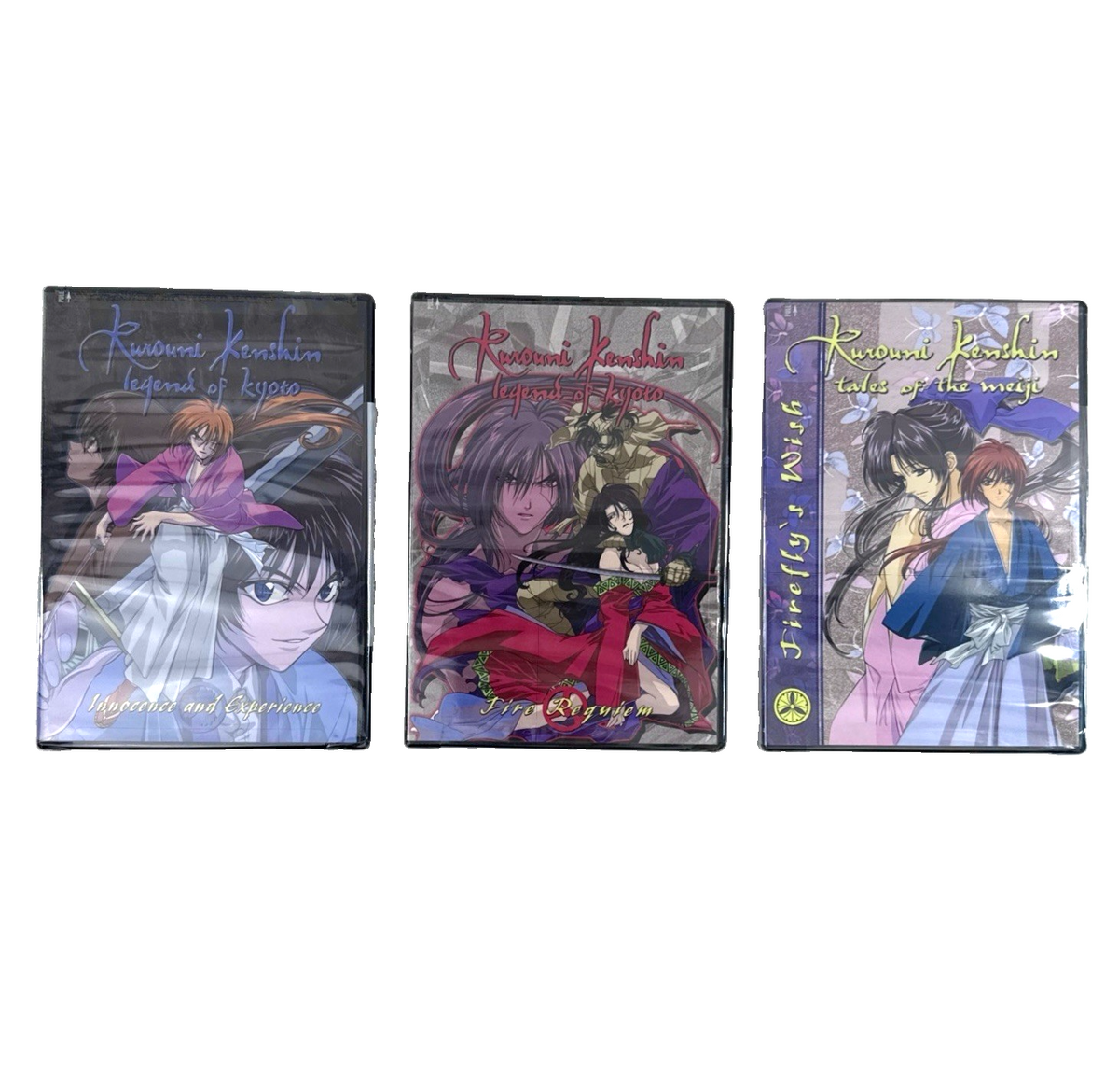 Rurouni Kenshin - Vol. 13 14 15 (DVD, 2001) Anime Works - New, Factory Sealed