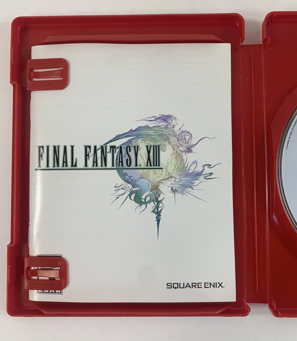 Final Fantasy XIII (Sony PlayStation 3, 2010) Game Case Manual - Tested