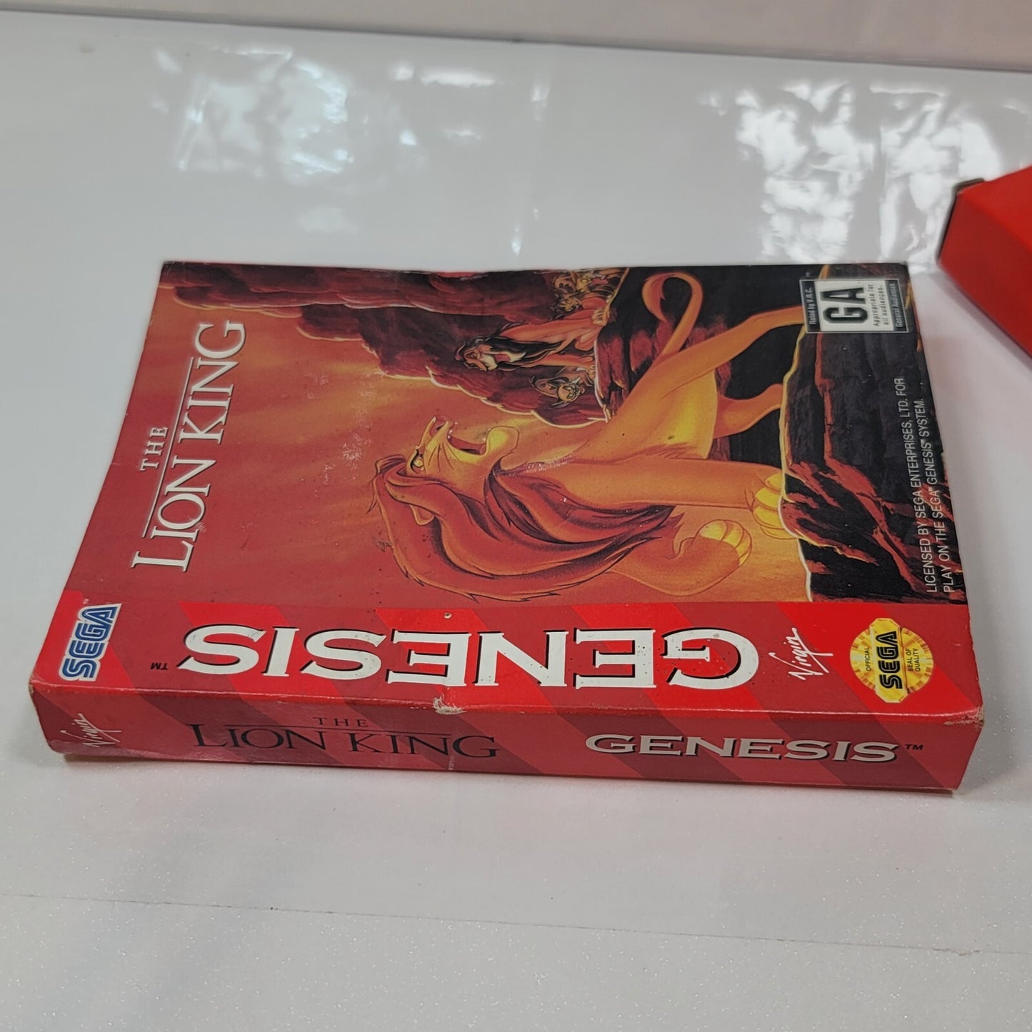 The Lion King (Sega Genesis, 1994) Game Box Manual Insert - Tested and Working