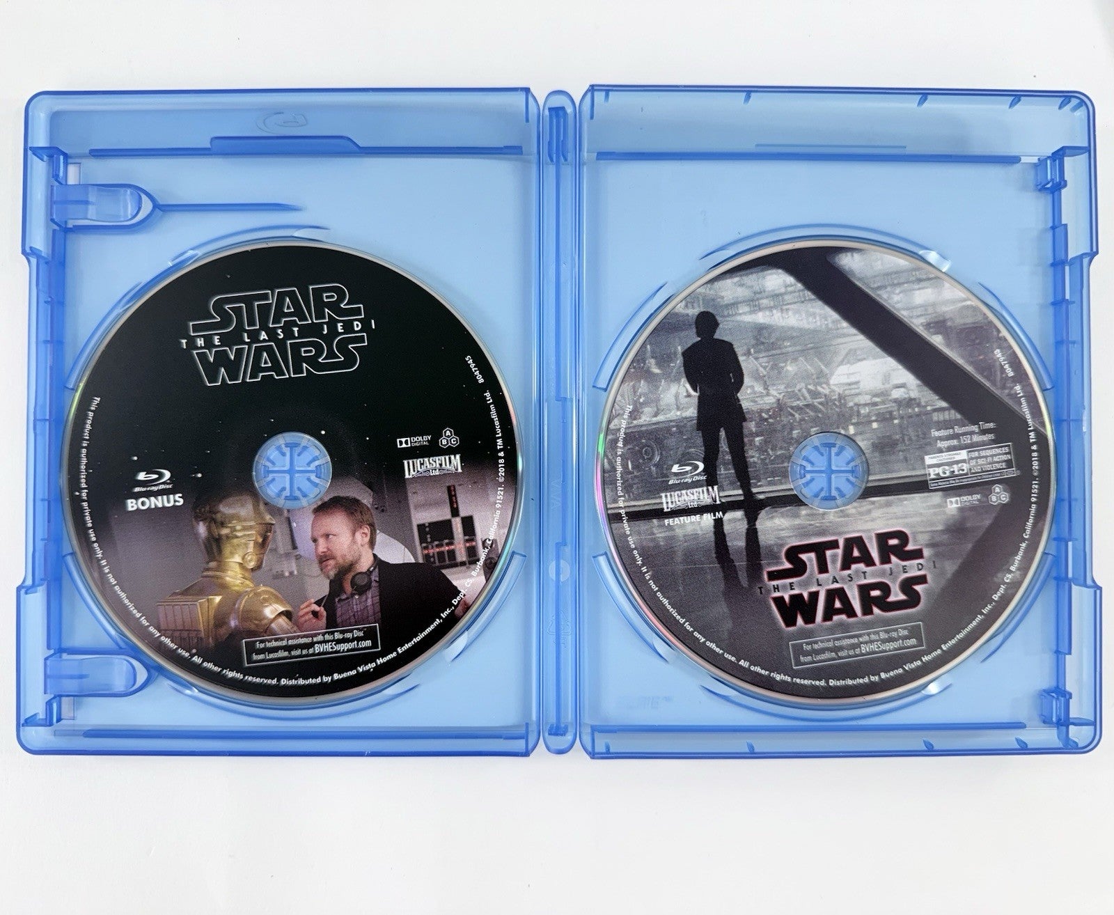 Star Wars Trilogy: Ep. I-III (Blu-ray Film Bundle) The Force Awakens, Last Jedi