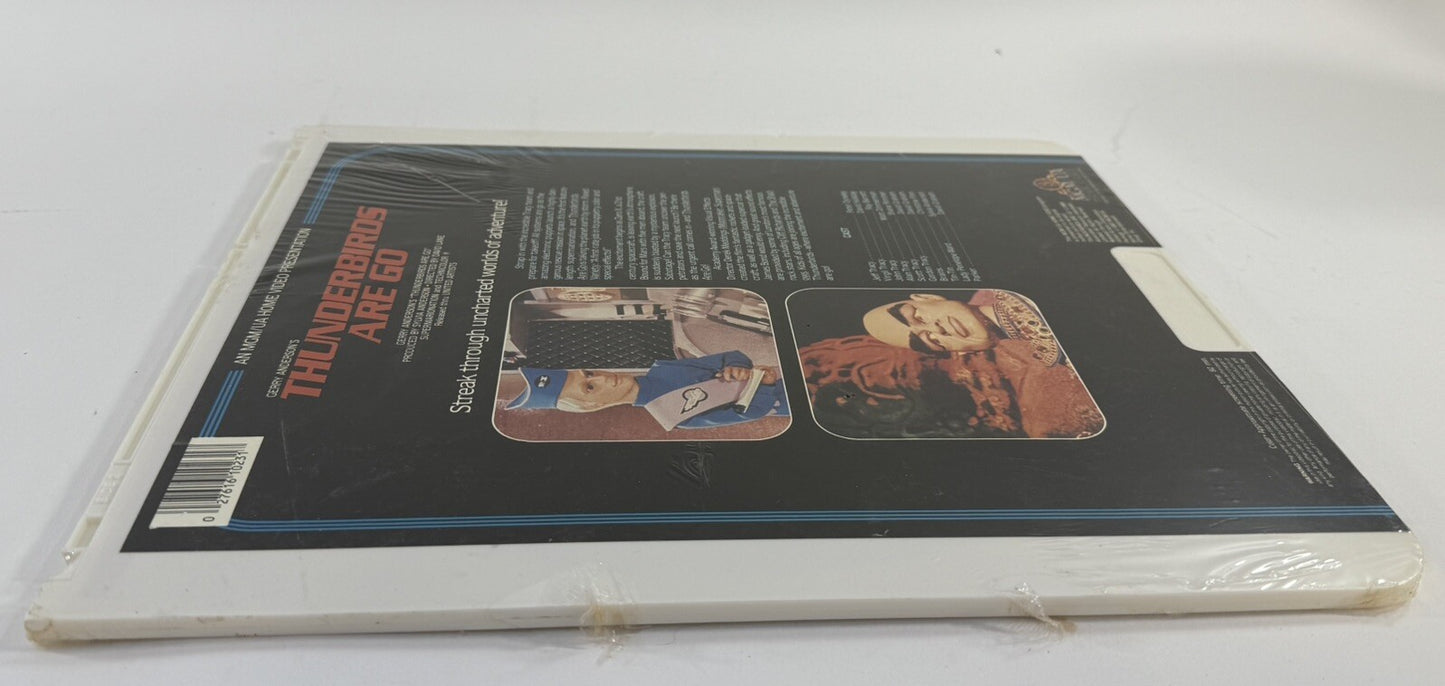 Thunderbirds Are Go (CED Videodisc, 1983) RCA SelectaVision - Factory Sealed