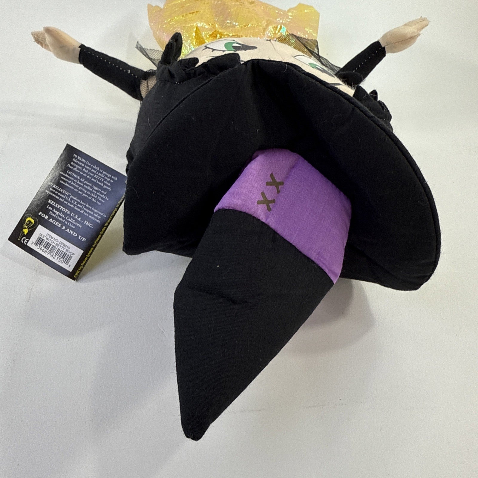 Betty Boop Collection 2005 16.5" Betty Boop Halloween Witch Plush with Tags