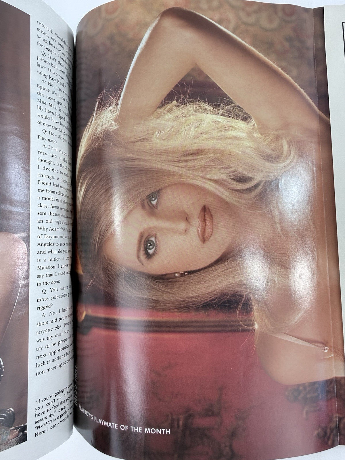 Playboy Magazine May 1998 Spice Girl Geri Halliwell Cover - Centerfold Attached